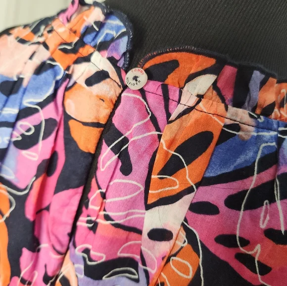 Tommy Hilfiger Pink and Orange Midi Dress - Picture 3 of 8